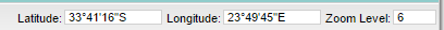 5. Coordinates and zoom level